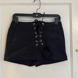 Size Small Capulet Tie Up Navy Shorts